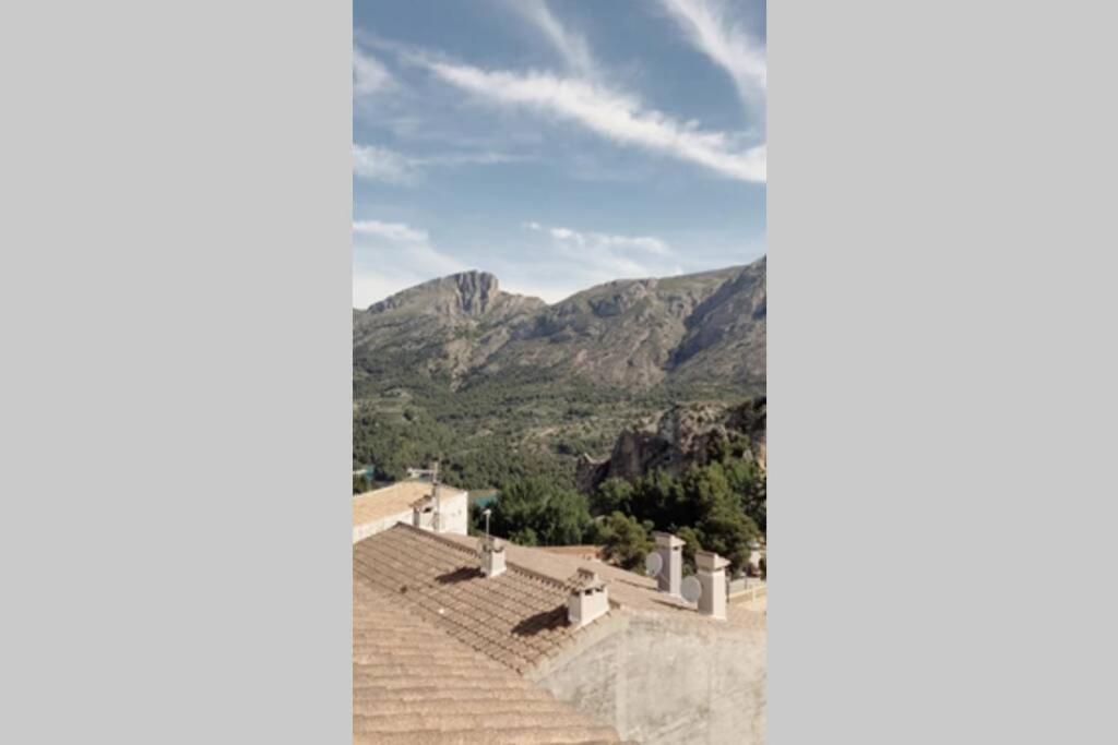 Apartamento Con Encanto En Guadalest Eksteriør bilde